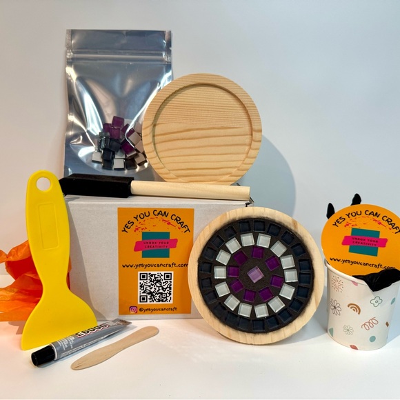 Yes You Can Craft Other - DIY Mosaic Tile Coaster Making Kit